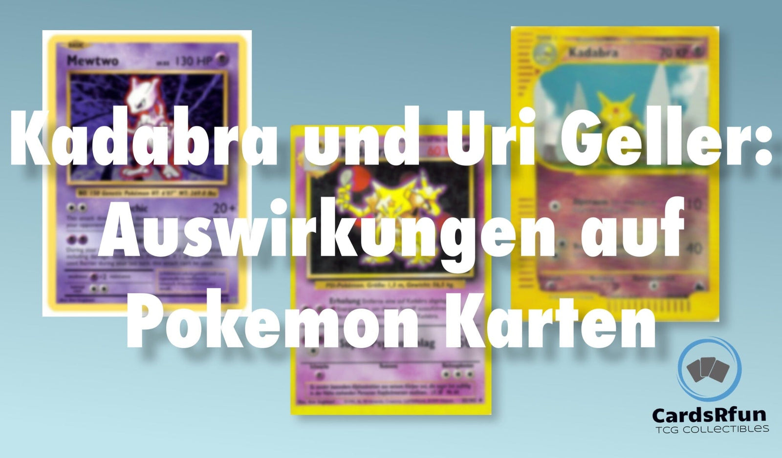 Pokemon Karten Kadabra Uri Geller