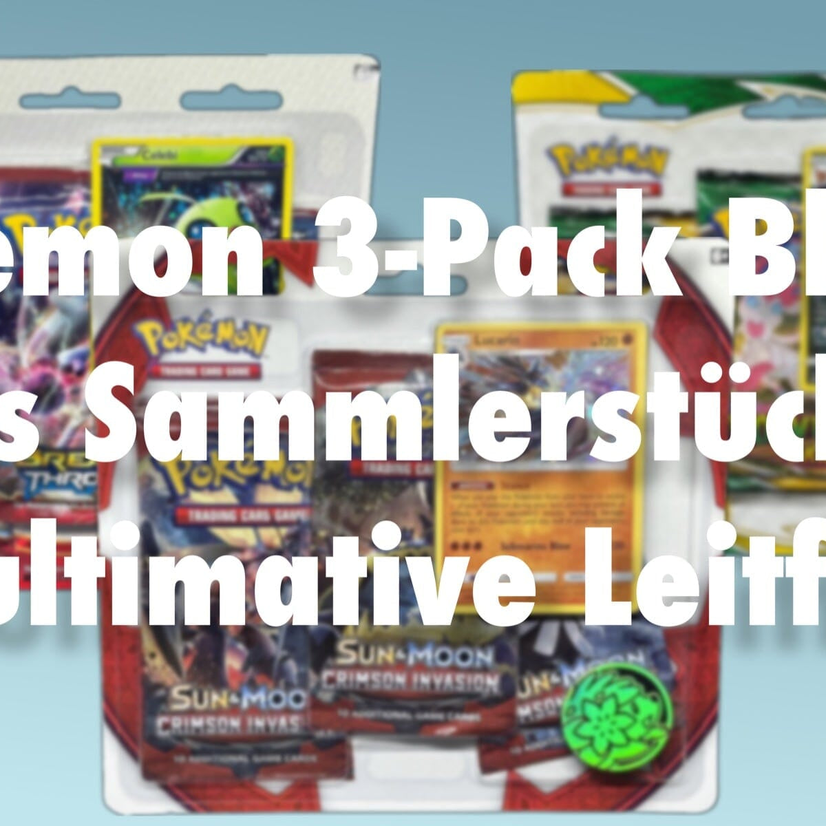 Pokemon 3-Pack Blister Collector's Guide CardsRfun Pokemon 3-Pack Blister Collector's Guide CardsRfun