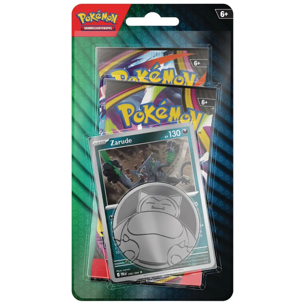 Pokemon 2-Pack Blister Zarude Promo mit Relaxo-Münze DE – bei CardsRfun