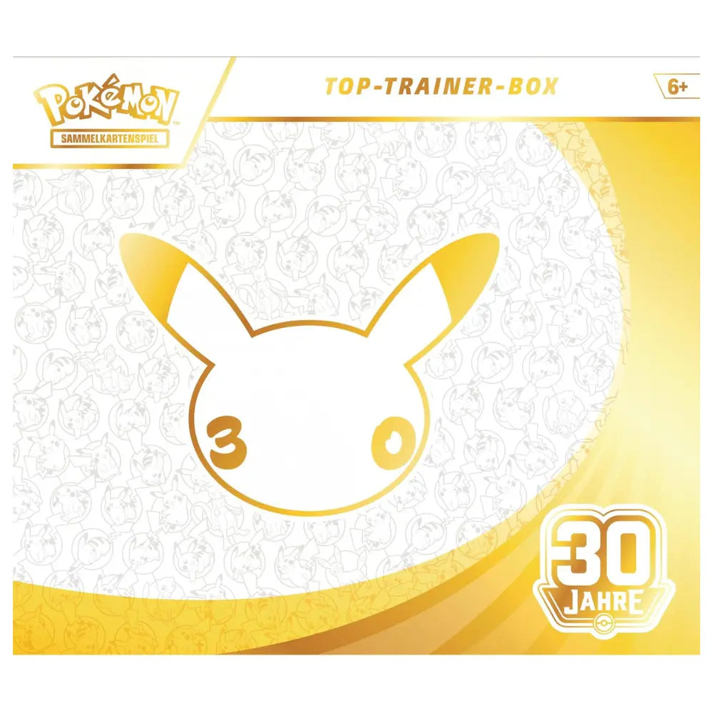 Pokemon 30 Jahre Top-Trainer-Box Seitenansicht – bei CardsRfun