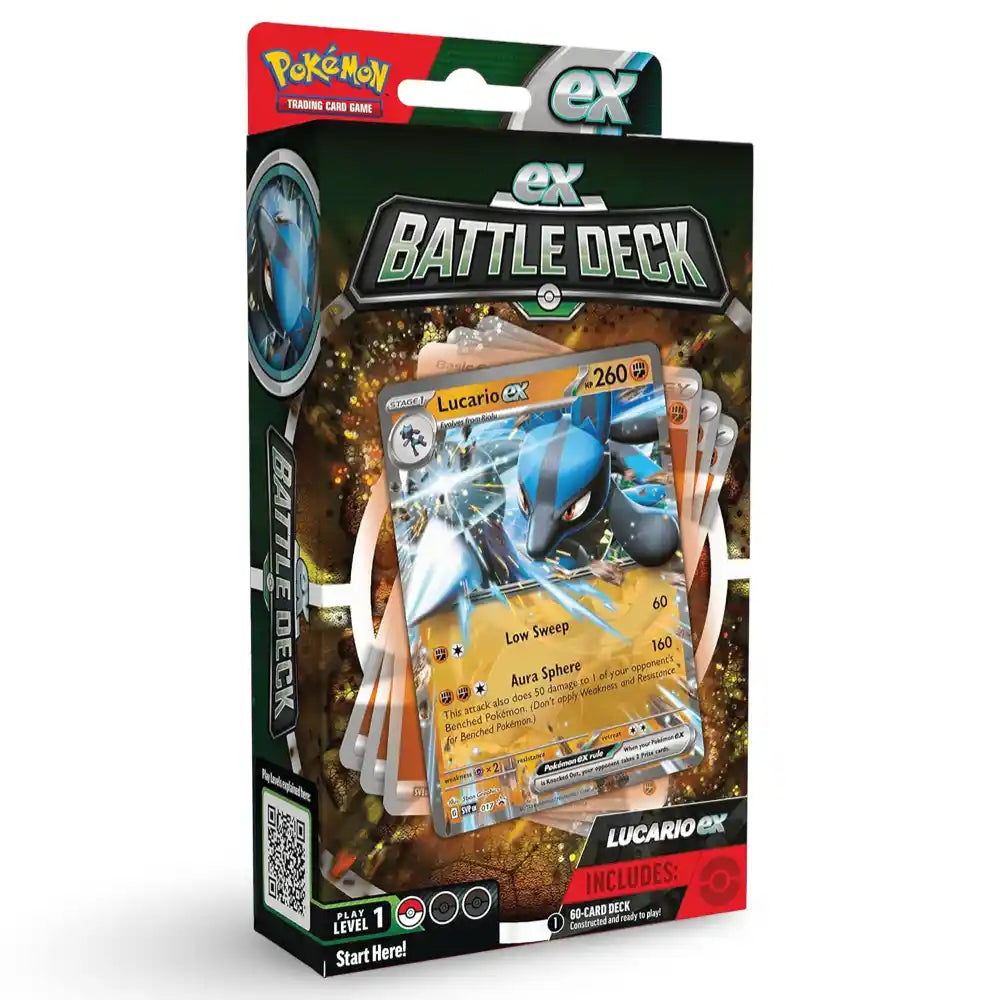 Pokemon Battle Deck - Ampharos ex / Lucario ex CardsRfun