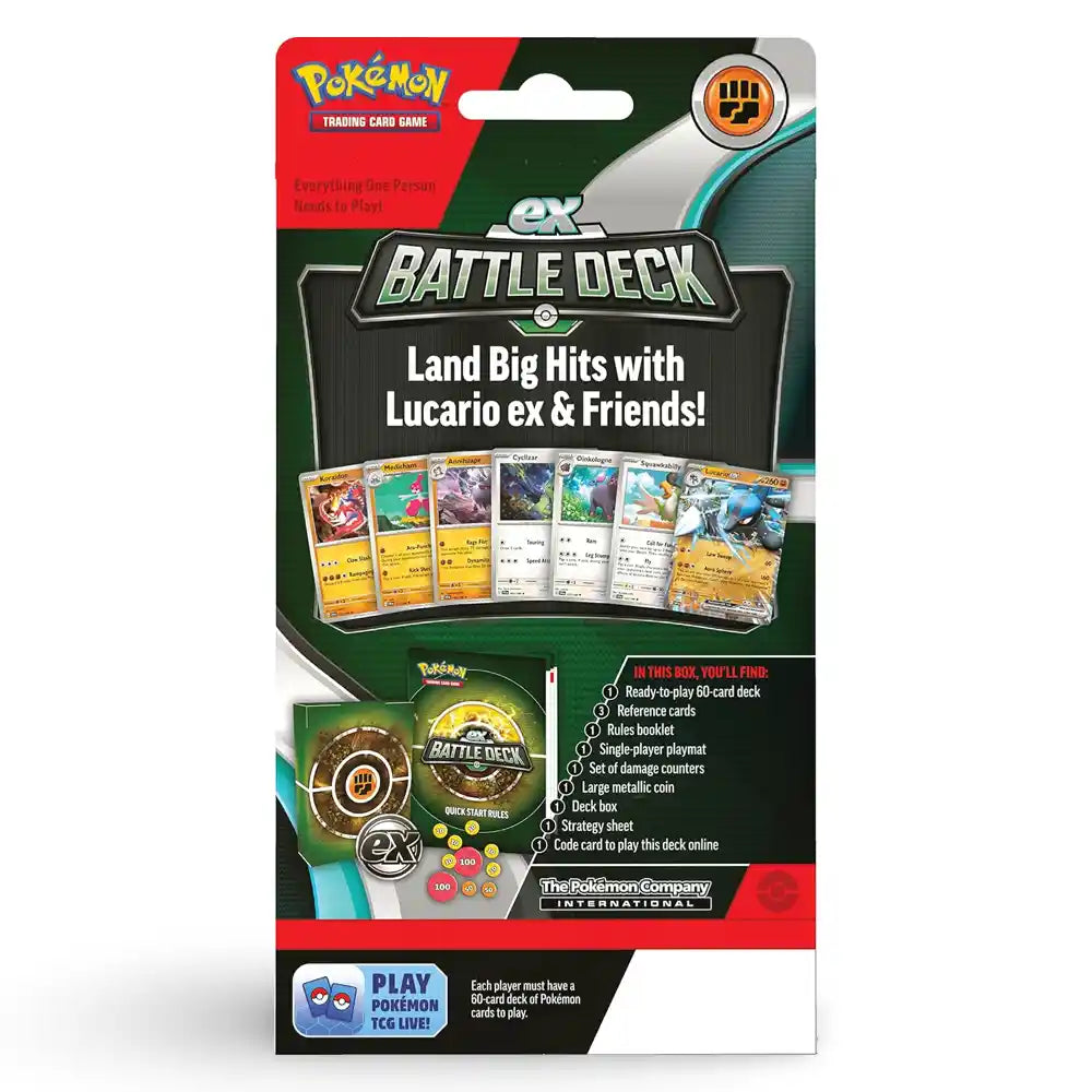 Pokemon Battle Deck - Ampharos ex / Lucario ex CardsRfun