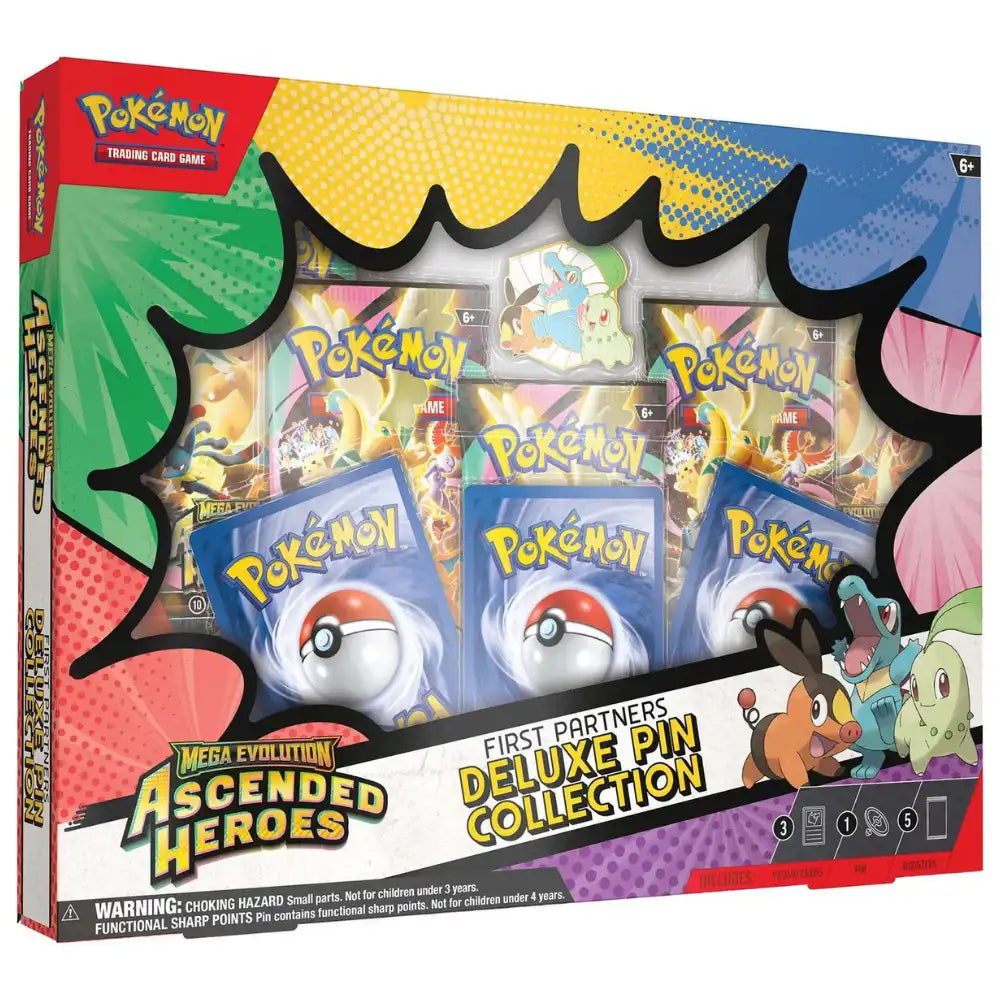 Pokemon Ascended Heroes - First Partner Deluxe Pin Collection CardsRfun