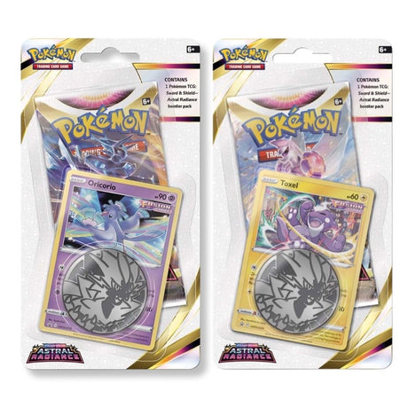 Pokemon Astral Radiance: 1-Pack Blister Toxel/ Oricorio