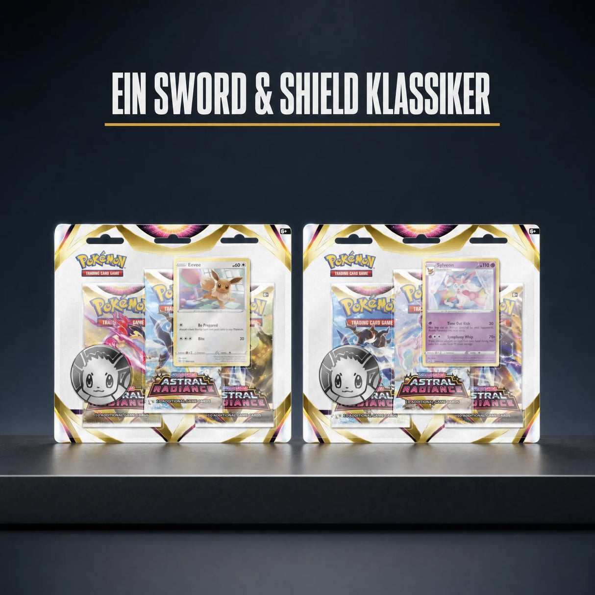 Pokemon Astral Radiance 3-Pack Blister Sylveon / Eevee