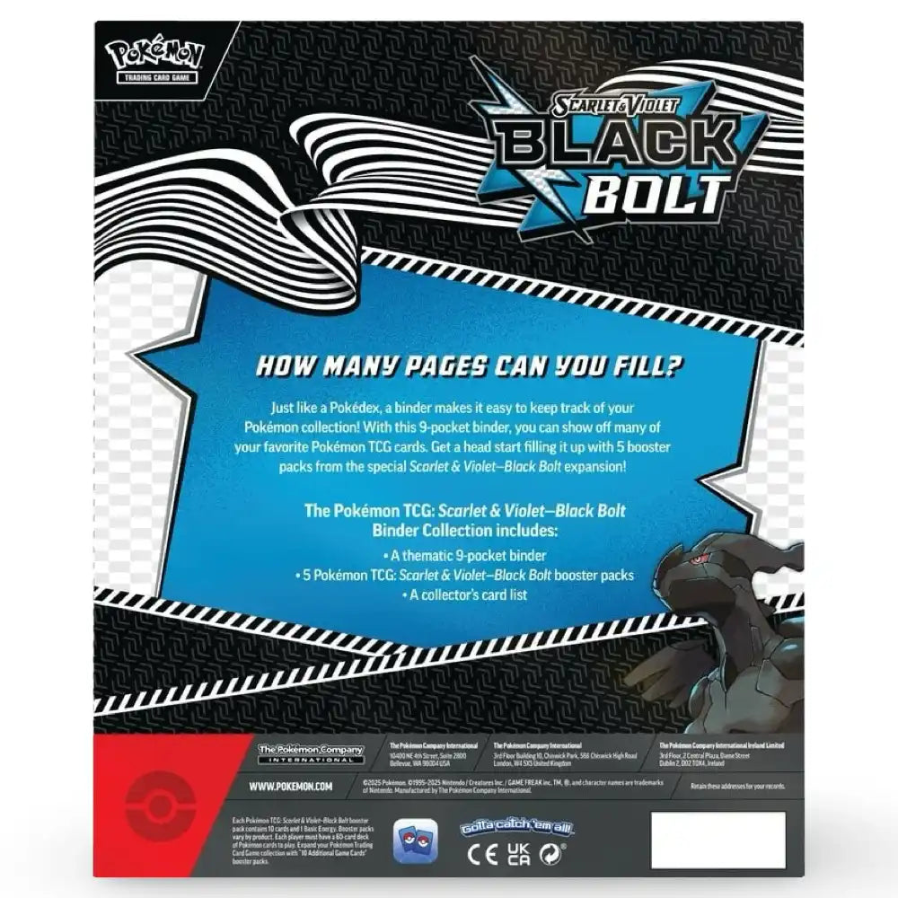 Pokemon Raging Bolt - Binder Collection (SV10.5) CardsRfun