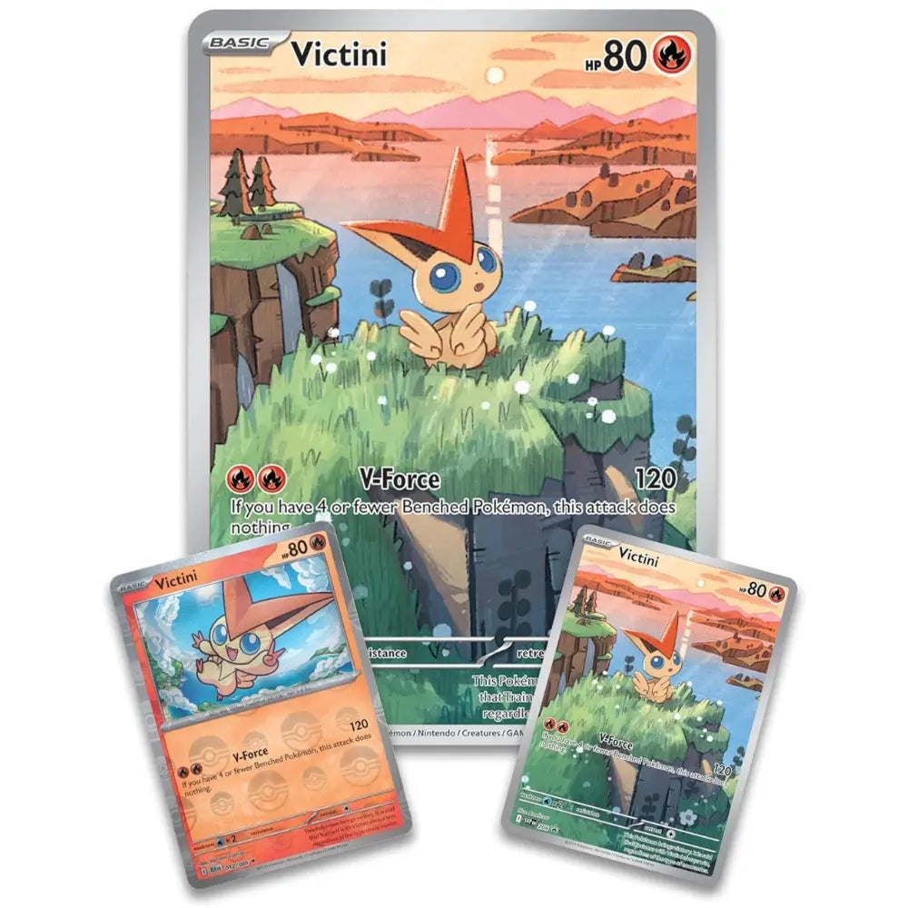 Pokemon Black Bolt & White Flare Victini Illustration Collection (SV10.5) CardsRfun