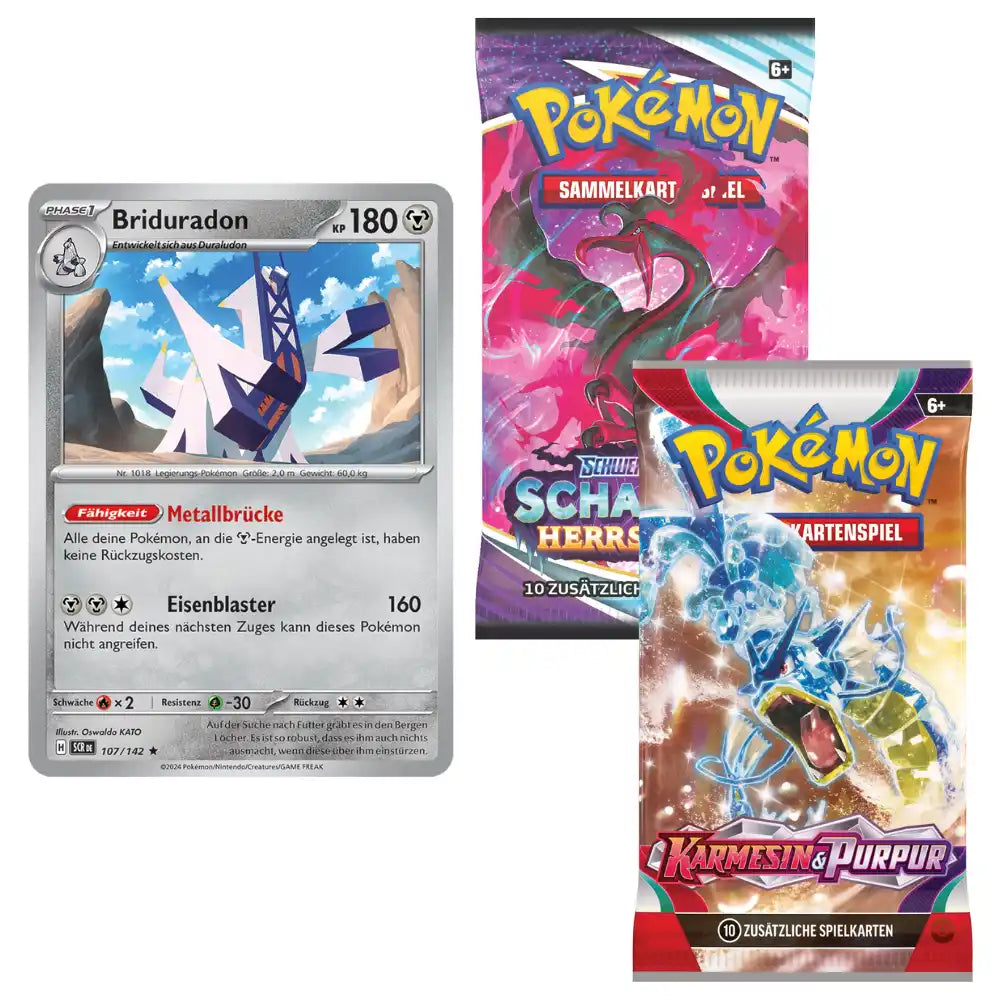 Pokemon Enhanced 2-Pack Blister - Briduradon CardsRfun