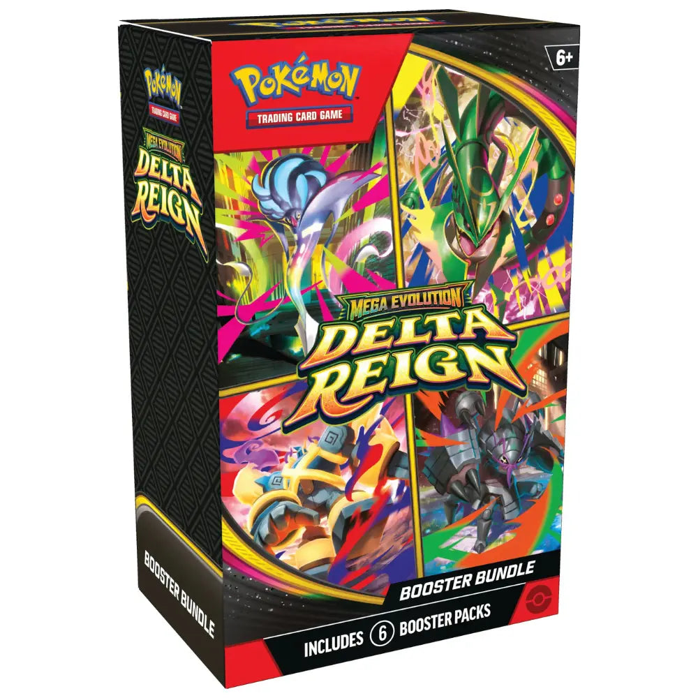 Pokemon Delta Reign Booster Bundle 6 Boosterpacks aufgefächert – bei CardsRfun