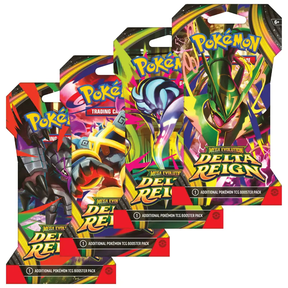 Pokemon Delta Reign Sleeved Booster vier Designs EN – bei CardsRfun