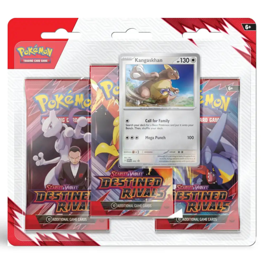 Pokemon Destined Rivals: 3-Pack Blister CardsRfun