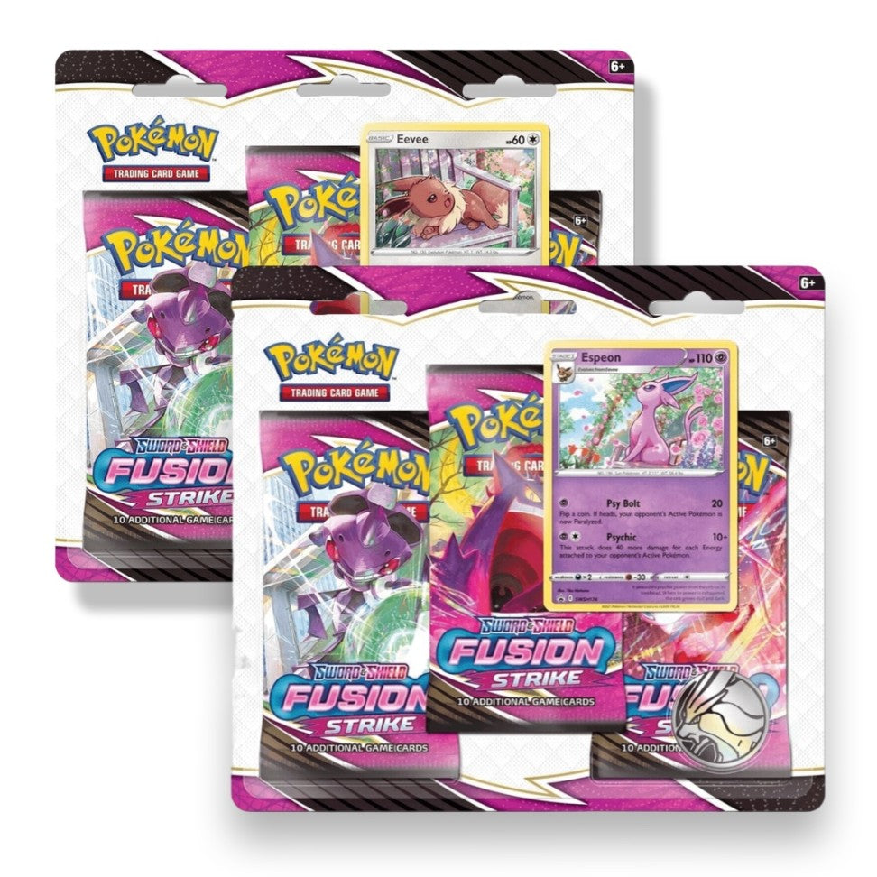 Fusion Strike 3-Pack Blister: Espeon / Eevee