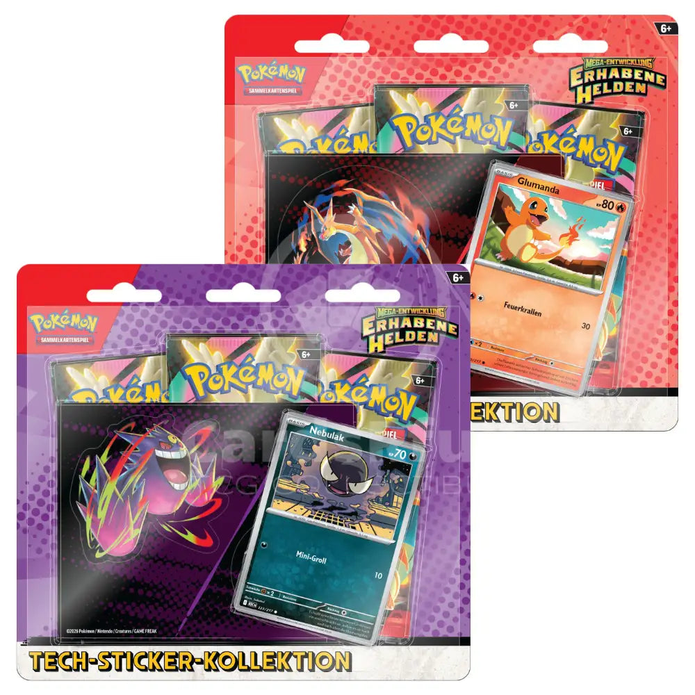 Pokemon Erhabene Helden Tech Sticker Kollektion (DE) CardsRfun