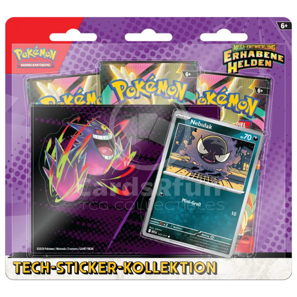 Pokemon Erhabene Helden Tech Sticker Kollektion (DE) CardsRfun