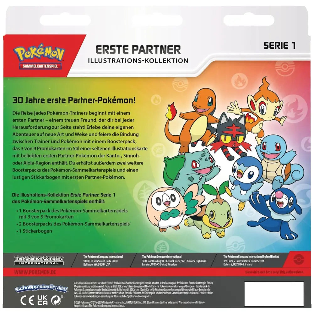 Pokemon Erste Partner Illustrations-Kollektion - Series 1 (DE) CardsRfun