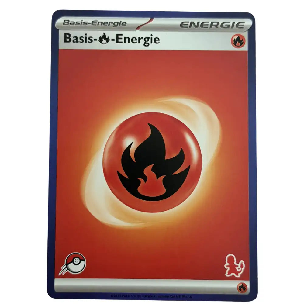 Basis Feuer Energie - Glumanda & Pokeball Stempel- Mein erstes Spiel (DE)