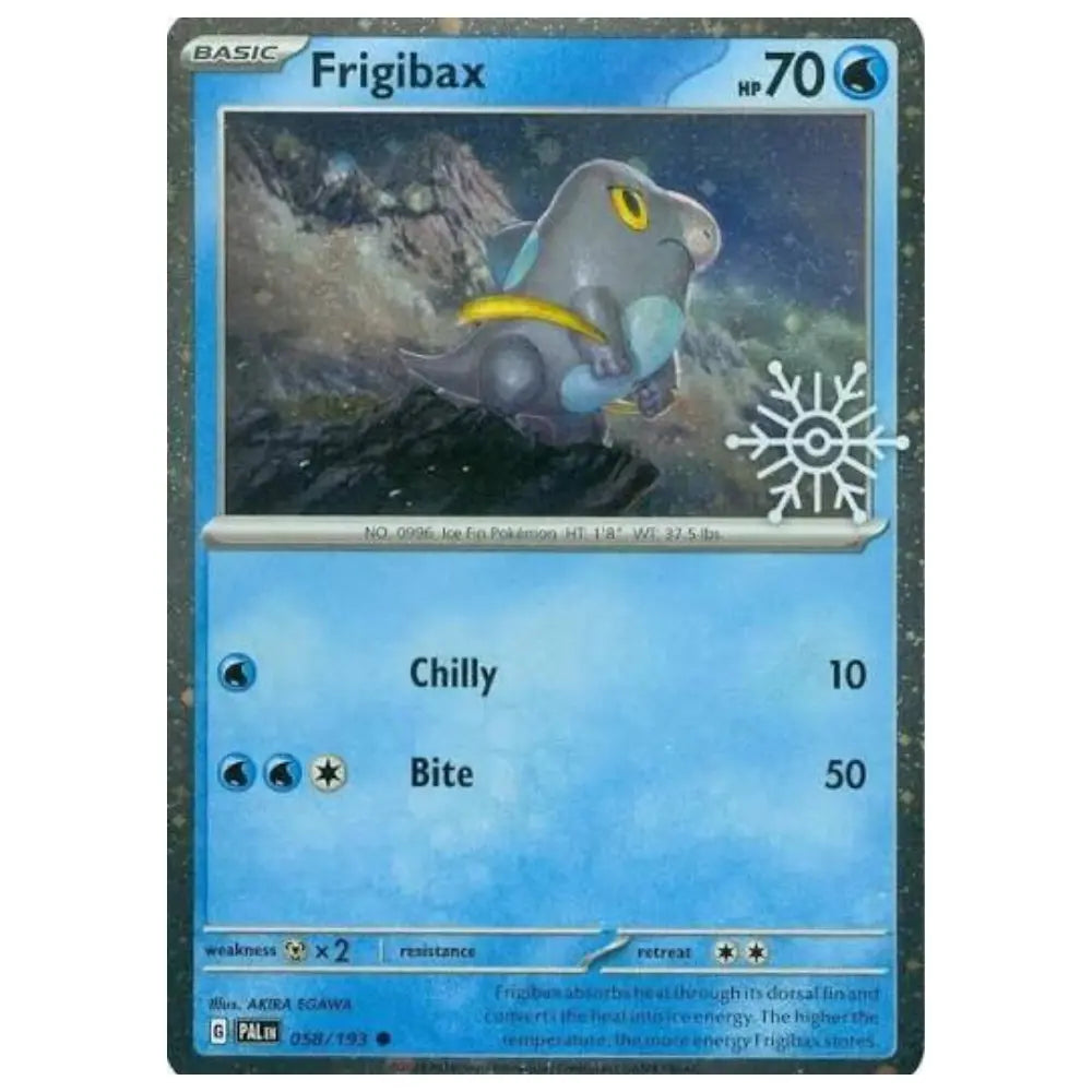 Pokemon Frigibax PAL 058/193 Paldea Evolved Schneeflocke Stempel – bei CardsRfun