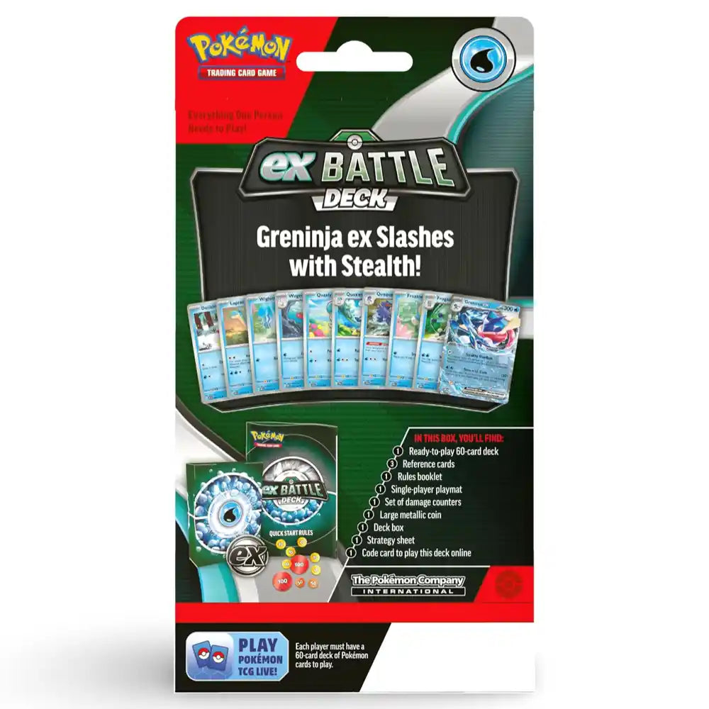 Pokemon ex Battle Deck - Greninja ex / Kangaskhan ex CardsRfun