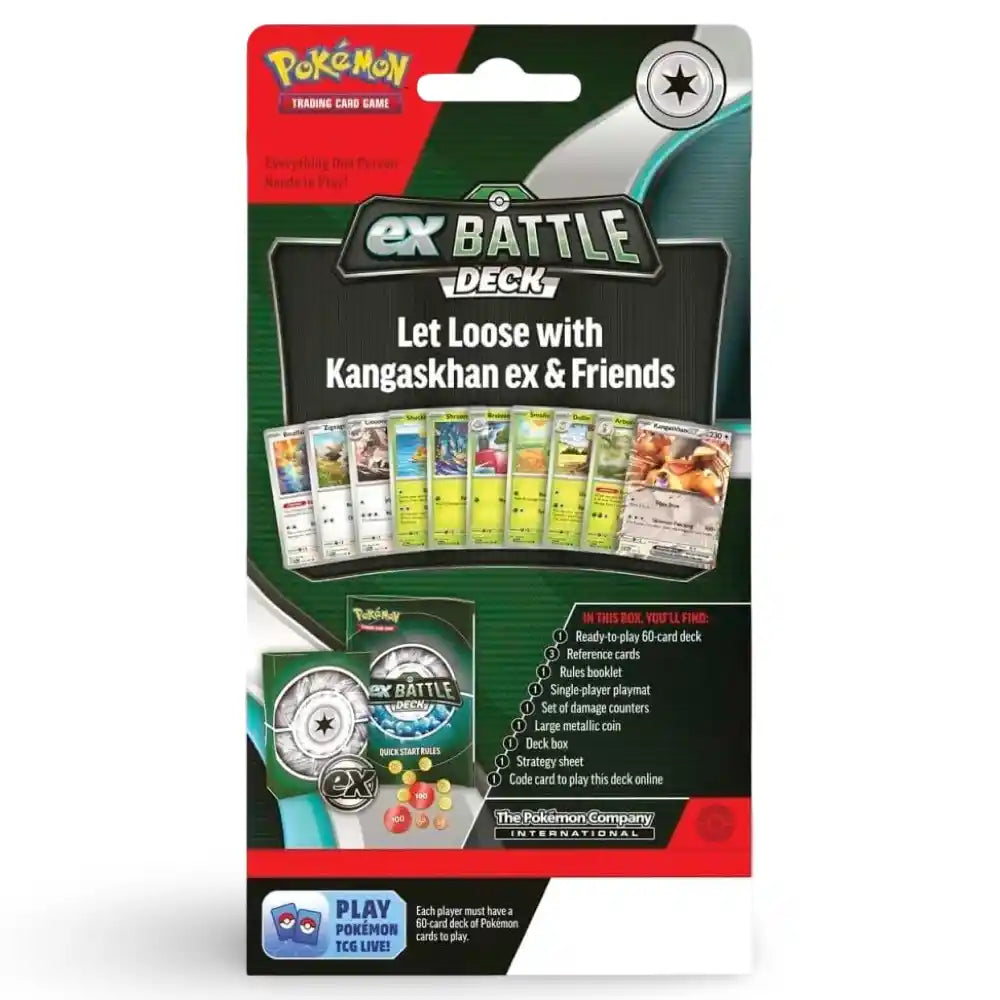 Pokemon ex Battle Deck - Greninja ex / Kangaskhan ex CardsRfun