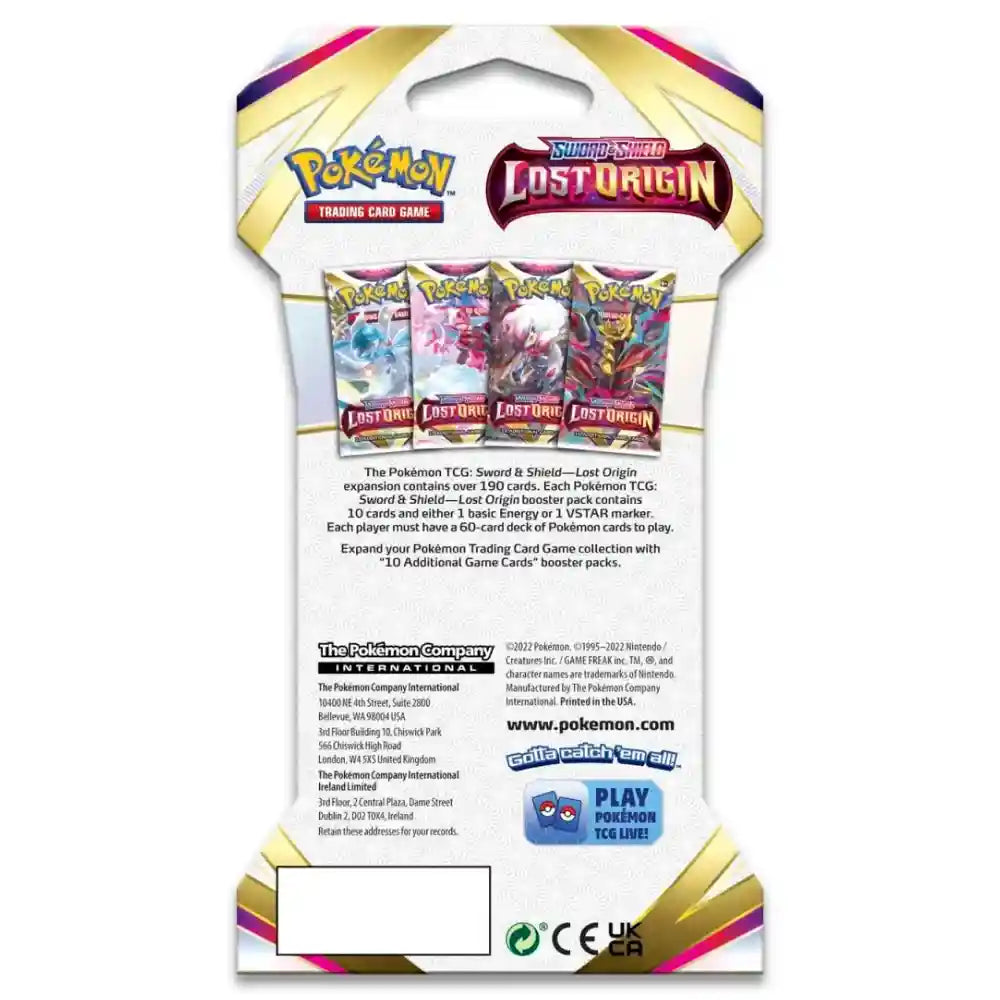 Pokemon Lost Origin - Sleeved Booster CardsRfun