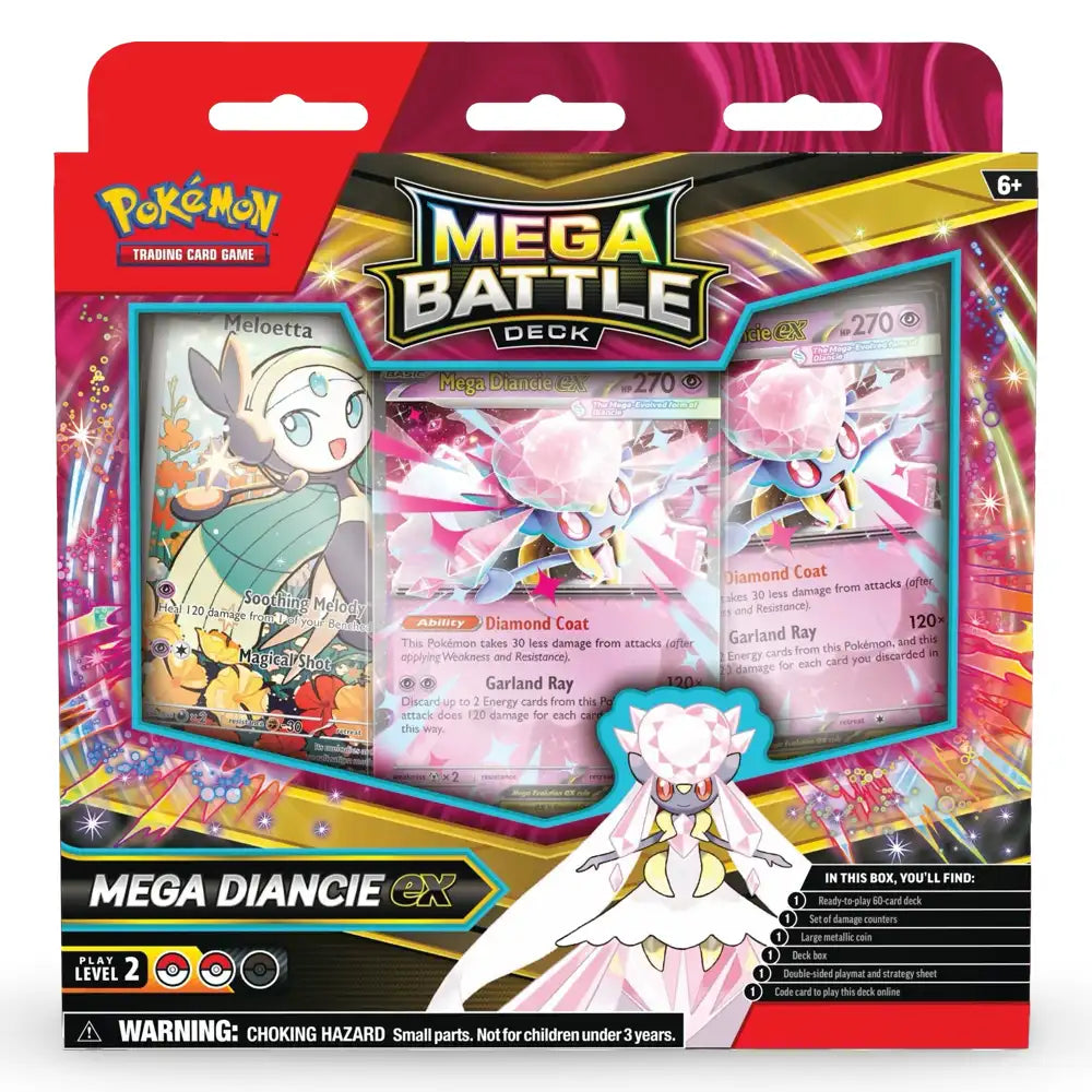 Pokemon Mega Battle Deck -Mega Gengar/ Mega Diancie CardsRfun