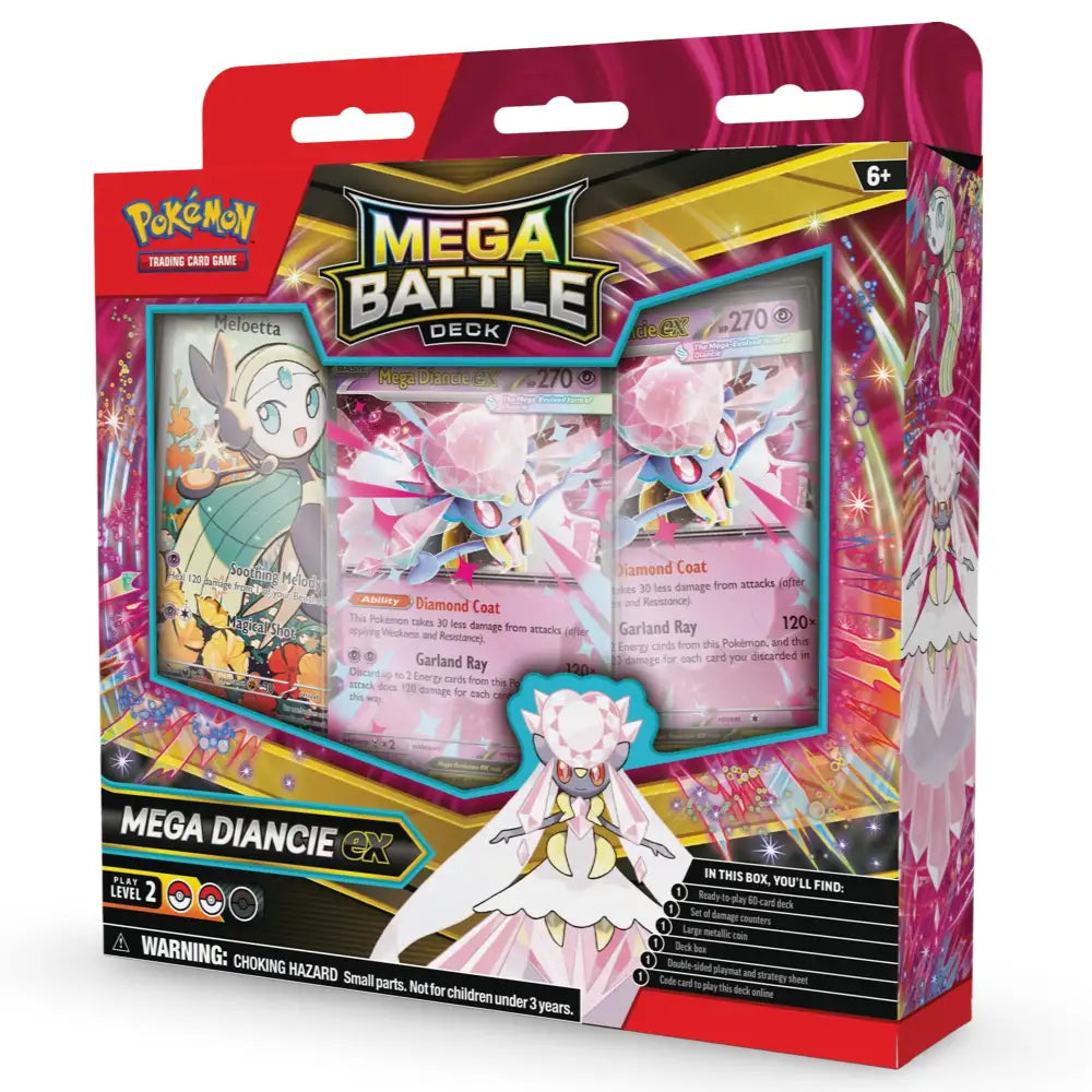 Pokemon Mega Battle Deck -Mega Gengar/ Mega Diancie CardsRfun