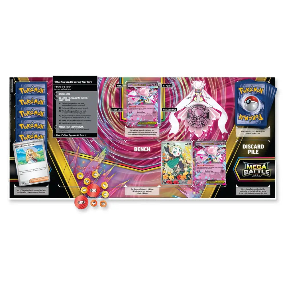 Pokemon Mega Battle Deck -Mega Gengar/ Mega Diancie CardsRfun