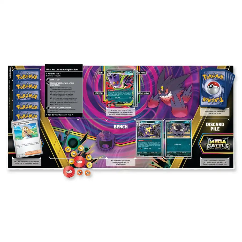 Pokemon Mega Battle Deck -Mega Gengar/ Mega Diancie CardsRfun