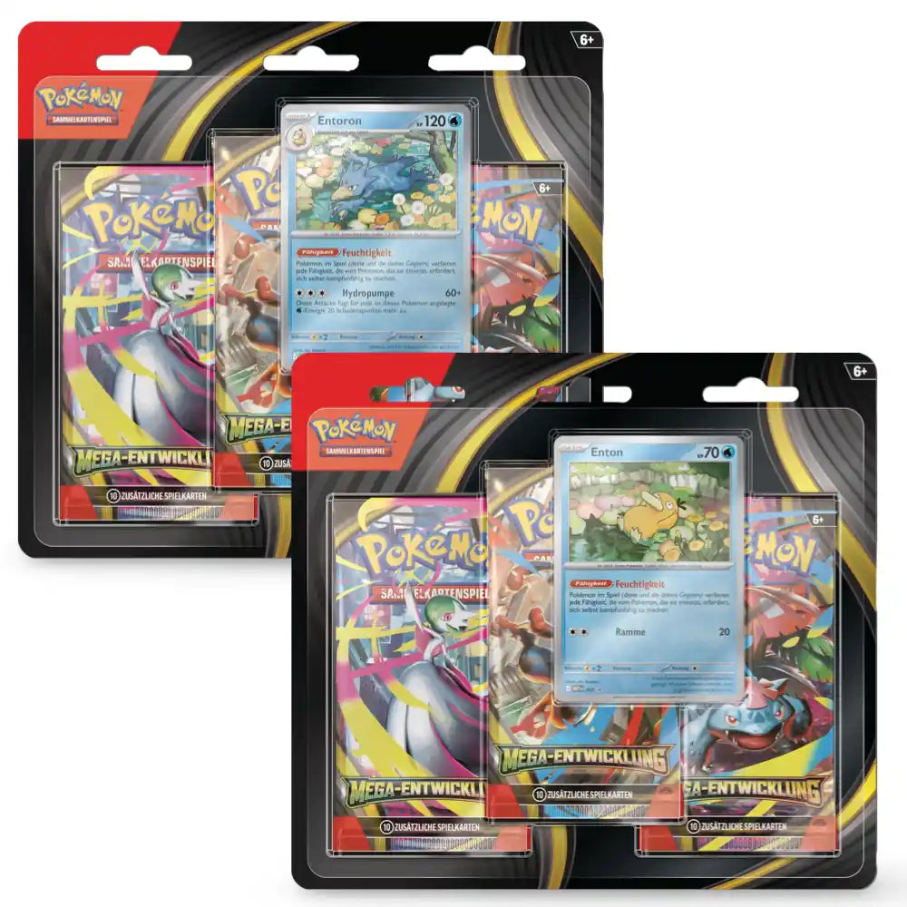 Pokemon Mega-Entwicklung: 3-Pack Blister  CardsRfun