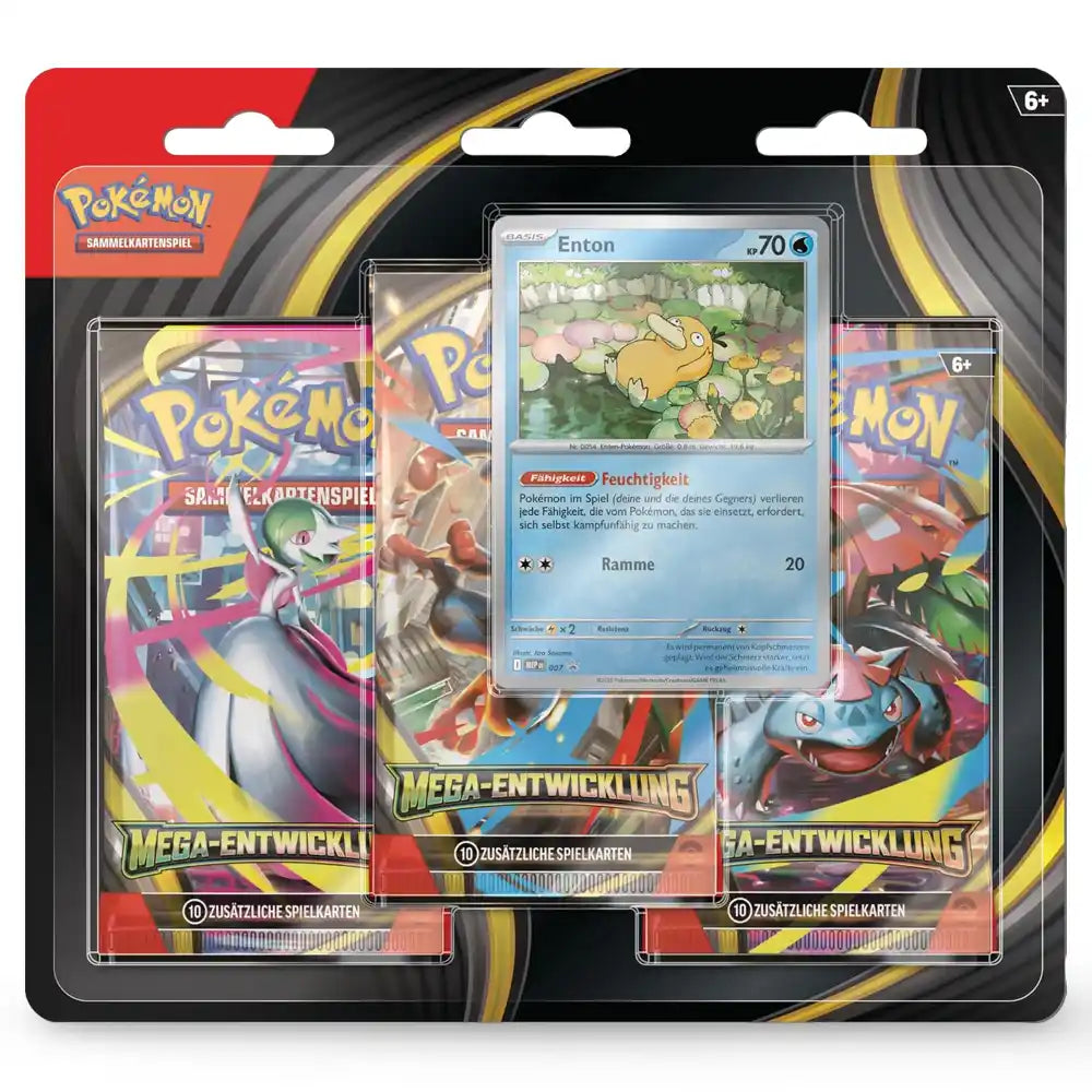 Pokemon Mega-Entwicklung: 3-Pack Blister  CardsRfun