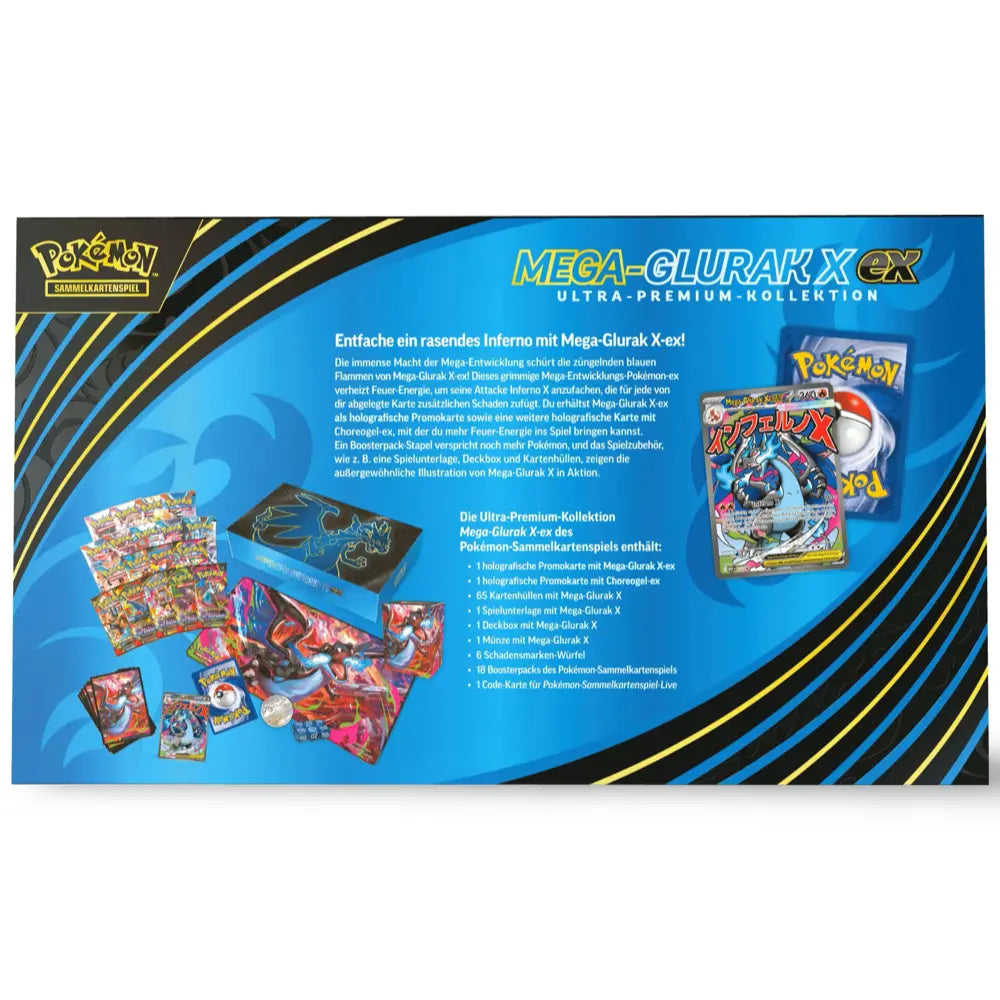 Pokemon Mega Glurak X ex Ultra Premium Kollektion (DE)