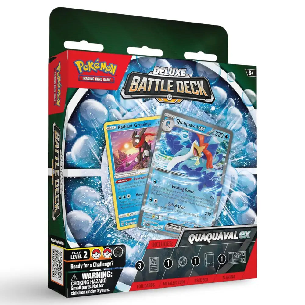 Pokemon Deluxe Battle Deck - Meowscarada ex / Quaquaval ex CardsRfun
