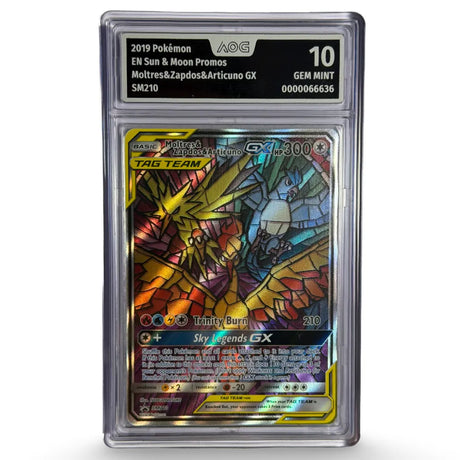 Pokemon - Moltres, Zapdos & Articuno GX - SM210 - Gem Mint 10 CardsRfun