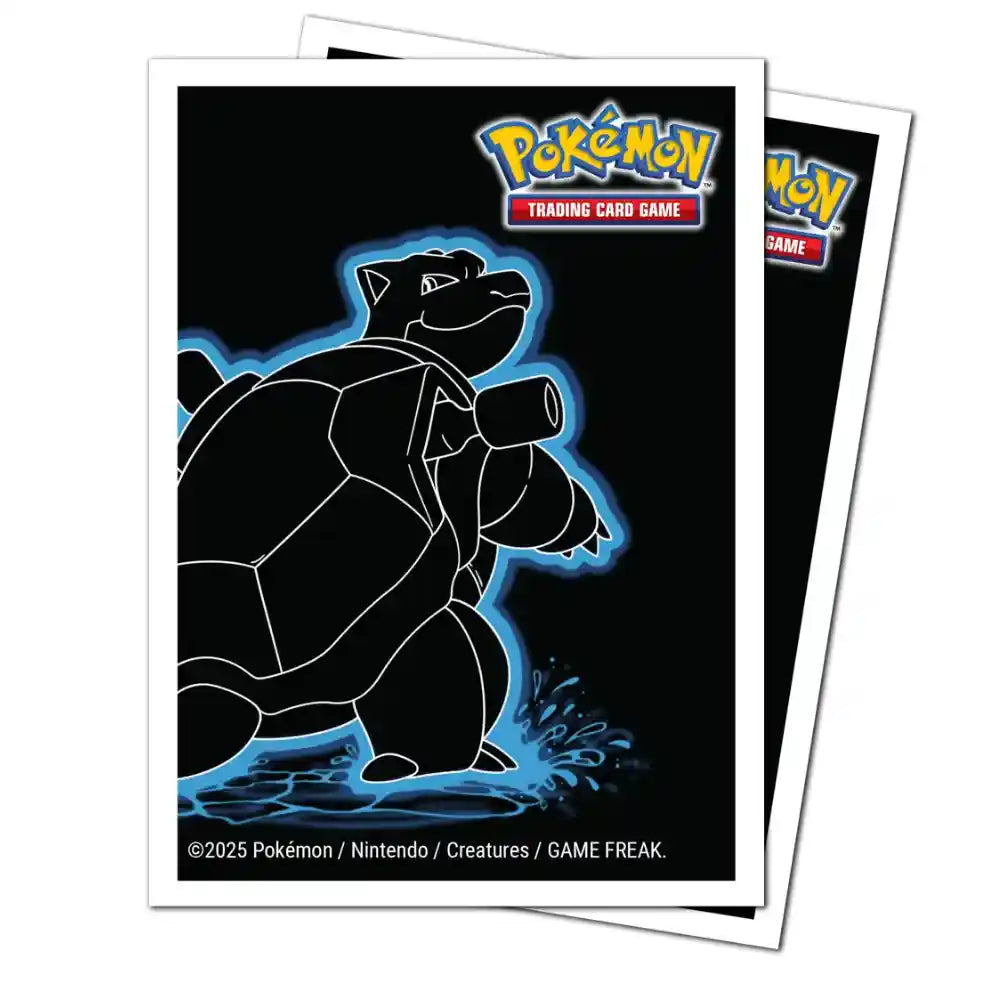 Ultra Pro Neon Kanto Blastoise APEX Deck Protector Sleeves (105 Stück) CardsRfun