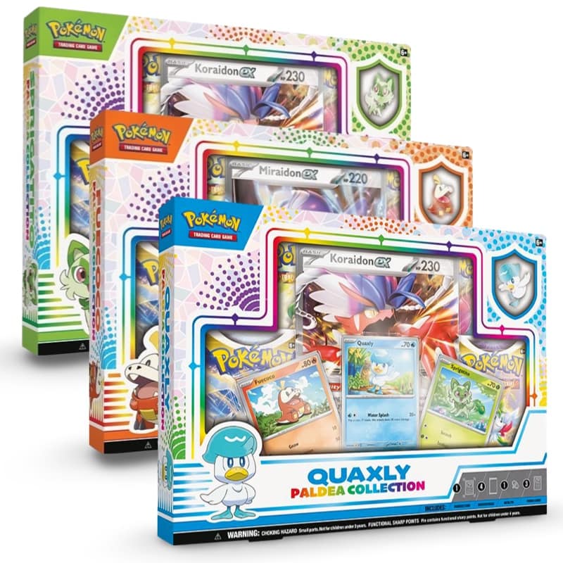 Pokemon Paldea Collection - Sprigatito / Fuecoco / Quaxly