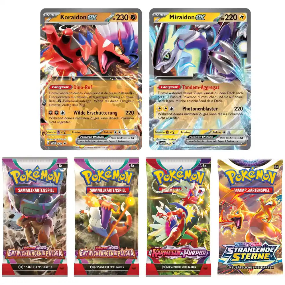 Pokemon Paldea Legenden Tin: Koraidon / Miraidon (DE)