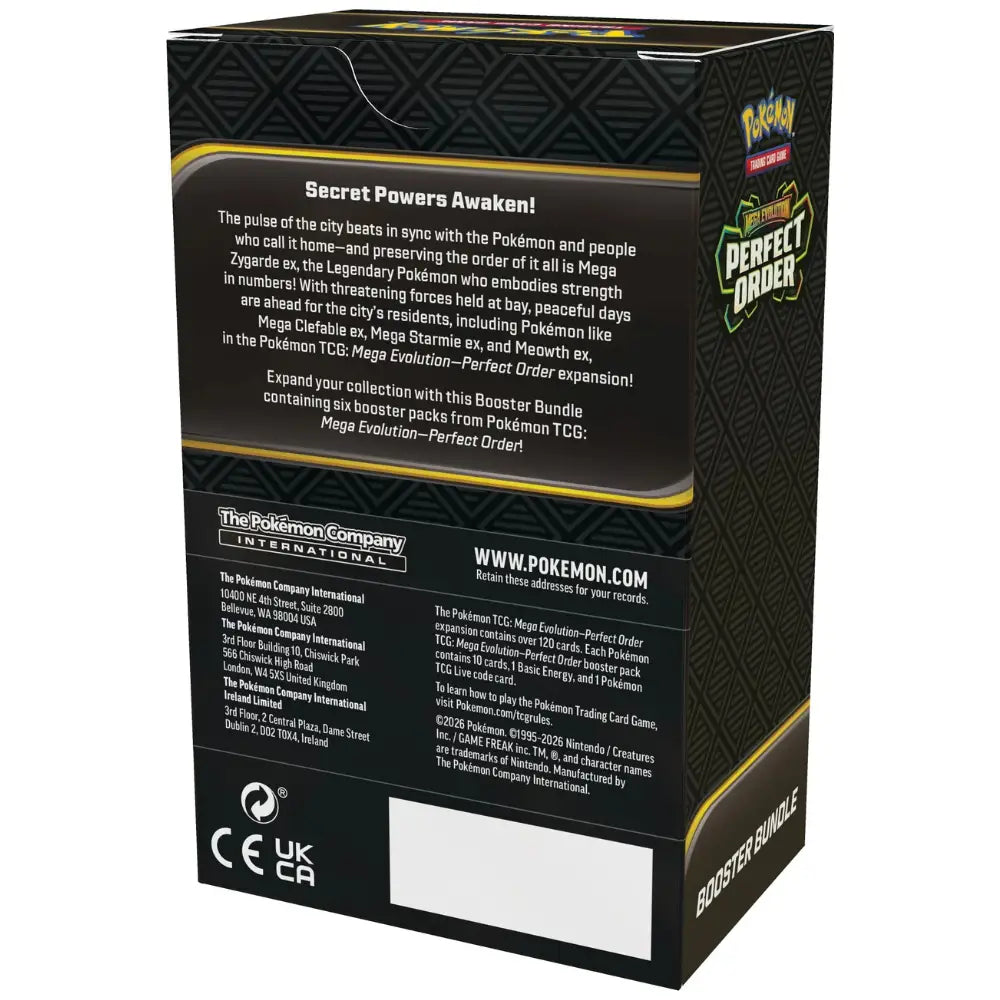 Pokemon Perfect Order - Booster Bundle CardsRfun