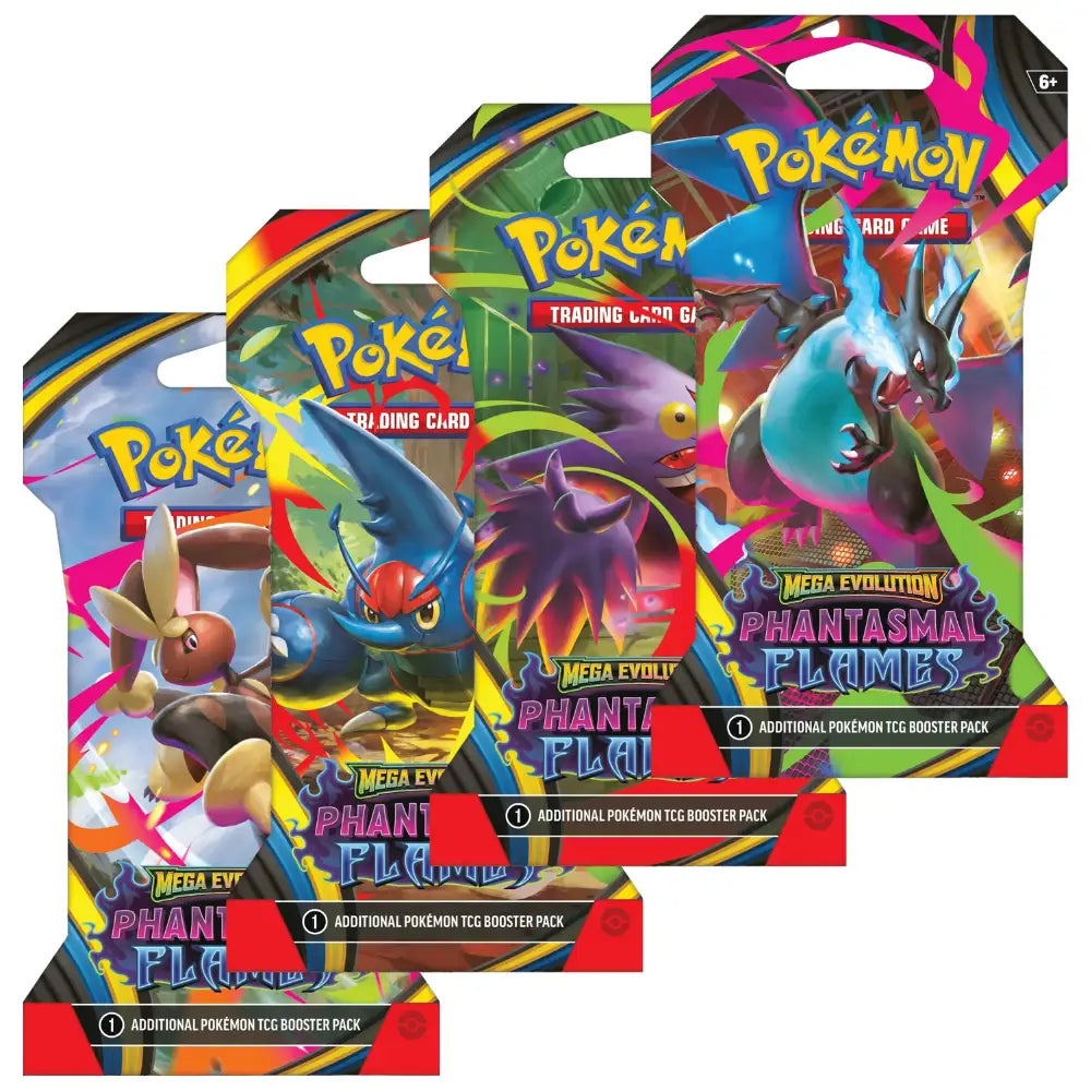 Pokemon Phantasmal Flames- Sleeved Booster CardsRfun