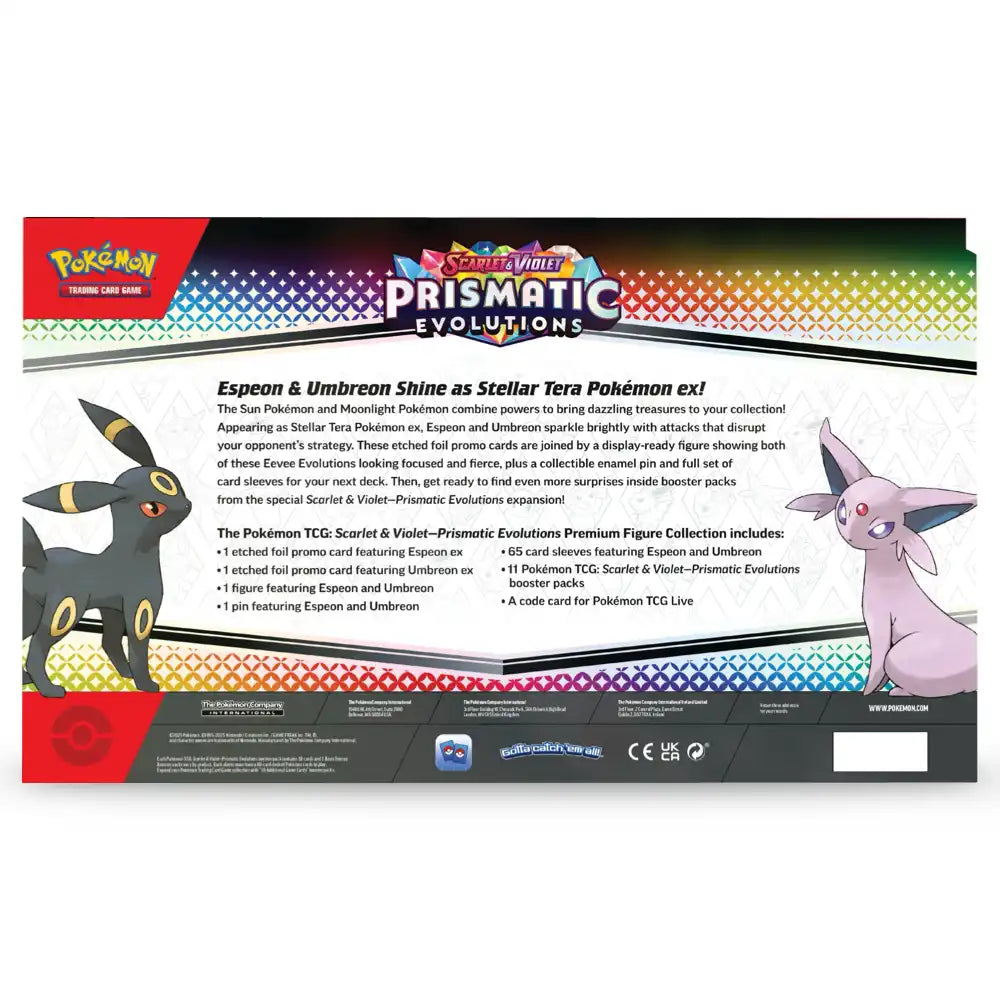 Pokemon Prismatic Evolutions - Premium Figure Collection CardsRfun