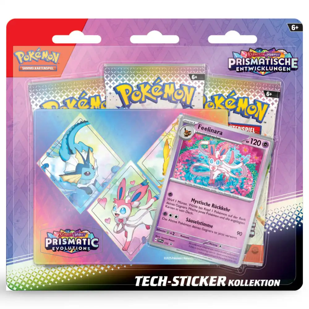 Pokemon Prismatische Entwicklungen Tech Sticker Kollektion CardsRfun