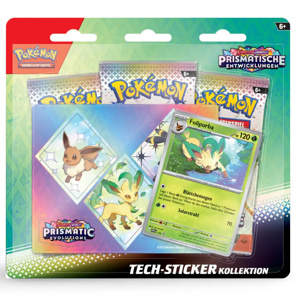 Pokemon Prismatische Entwicklungen Tech Sticker Kollektion CardsRfun