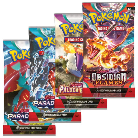 Pokemon Roaring Moon ex / Iron Valiant ex Box CardsRfun