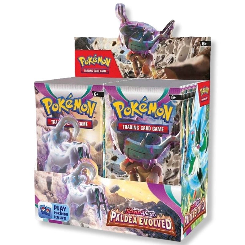 Pokemon Paldea Evolved - Booster Display