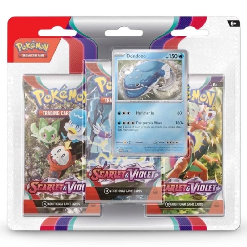 Pokemon Scarlet & Violet: 3-Pack Blister Dondozo/ Arcanine