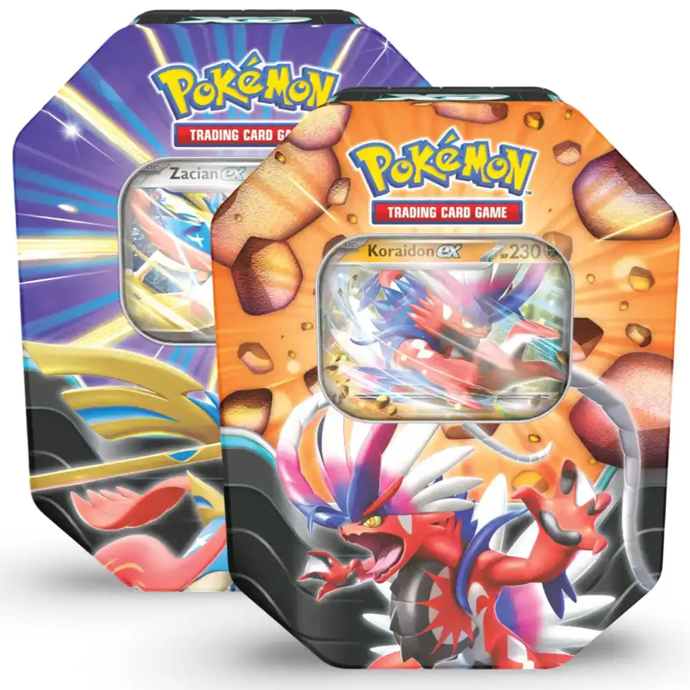 Pokemon Schlagkräftige Legenden Tin Zacian Koraidon CardsRfun