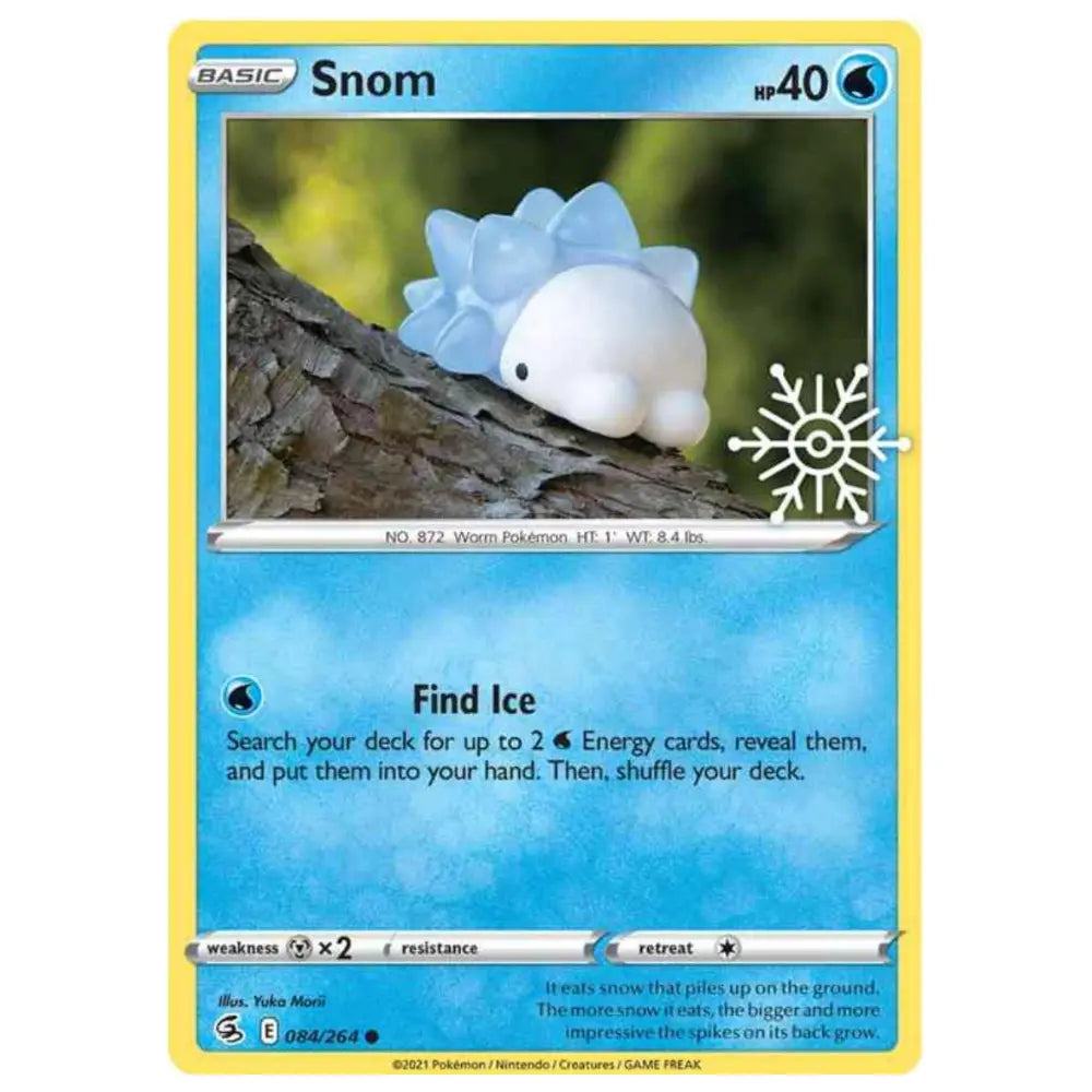 Pokemon Snom FST 084/264 Fusion Strike Schneeflocke Stempel – bei CardsRfun