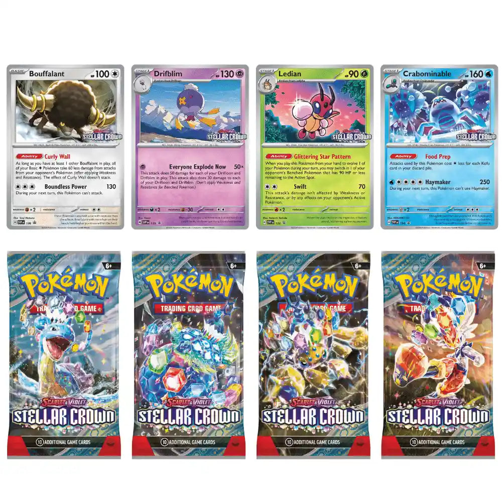 Pokemon Stellar Crown - Build & Battle Kit CardsRfun