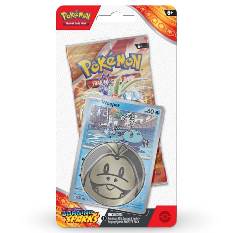 Pokemon Surging Sparks: 1-Pack Blister Wooper / Pachirisu