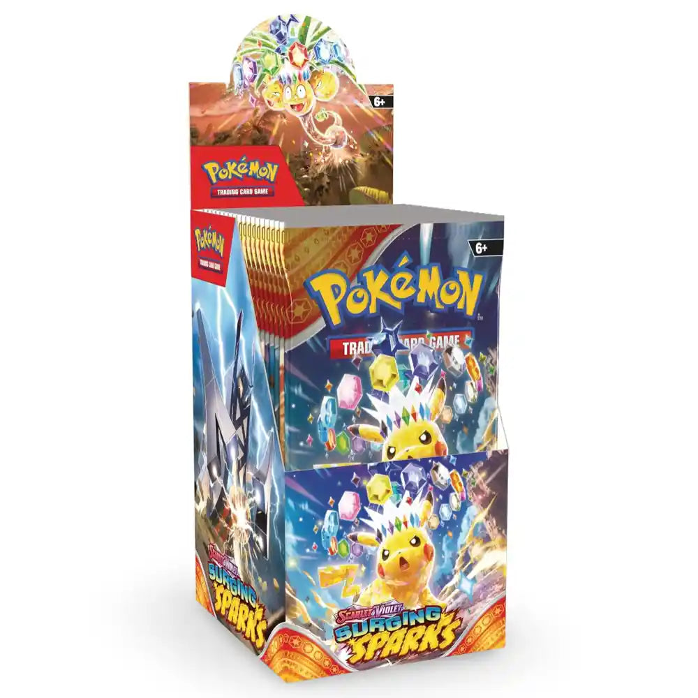 Pokemon Surging Sparks - Booster Display