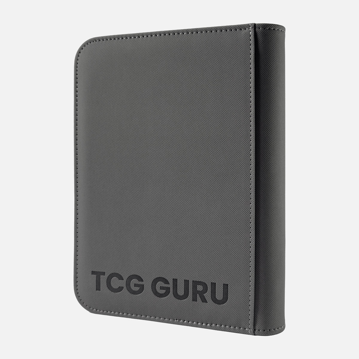 TCG Guru Zip Binder Xenon Grey Cover Detailansicht – bei CardsRfun